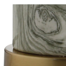 Load image into Gallery viewer, 21" Gold Novelty Table Lamp With Globe Shade
