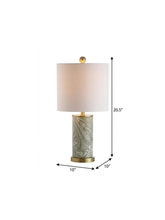 Load image into Gallery viewer, 21" Gold Novelty Table Lamp With Globe Shade
