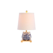 Load image into Gallery viewer, Set of Two 16" Gold Novelty Bedside Lamps With Empire Shades
