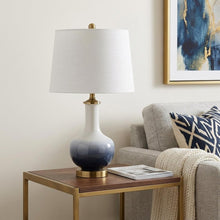Load image into Gallery viewer, 25" Gold Novelty Table Lamp With Drum Shade
