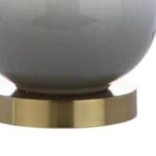 Load image into Gallery viewer, 25" Gold Novelty Table Lamp With Drum Shade
