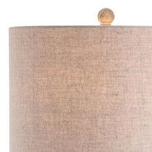Load image into Gallery viewer, 33" White Table Lamp With Drum Shade
