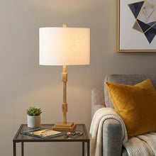 Load image into Gallery viewer, 29" Gold Novelty Table Lamp With Globe Shade
