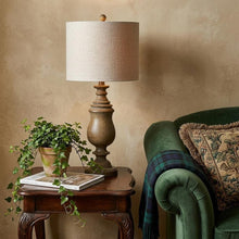 Load image into Gallery viewer, 29" Brown Novelty Table Lamp With Globe Shade
