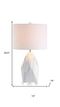 Load image into Gallery viewer, 26" Clear Novelty Table Lamp With Drum Shade
