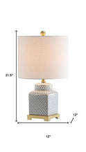 Load image into Gallery viewer, 22" Gold Novelty Table Lamp With Globe Shade
