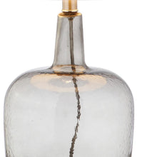 Load image into Gallery viewer, 26" Clear Urn Table Lamp With Drum Shade
