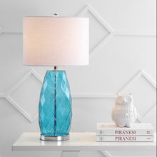 Load image into Gallery viewer, 27" Silver Table Lamp With Drum Shade
