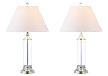 Load image into Gallery viewer, Set of Two 29" Silver Novelty Table Lamps With Empire Shades
