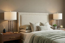 Load image into Gallery viewer, Set of Two 28" Mauve Table Lamps With Drum Shades
