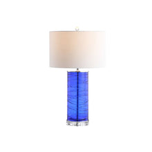 Load image into Gallery viewer, Set of Two 28" Clear Novelty Table Lamps With Globe Shades
