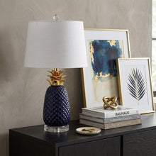 Load image into Gallery viewer, 23" Clear Novelty Table Lamp With Drum Shade
