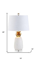 Load image into Gallery viewer, 23" Clear Novelty Table Lamp With Drum Shade
