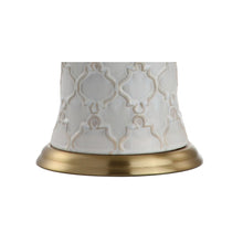 Load image into Gallery viewer, 29" Gold Novelty Table Lamp With Drum Shade
