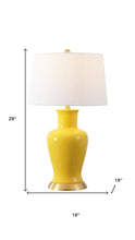 Load image into Gallery viewer, 29" Gold Urn Bedside Lamp With Empire Shade
