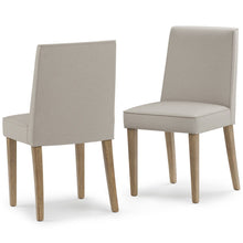 Load image into Gallery viewer, Wood Dining Parsons Chairs (Set of 2) - Natural / Brown

