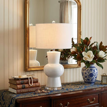 Load image into Gallery viewer, 29" Clear Novelty Table Lamp With Drum Shade
