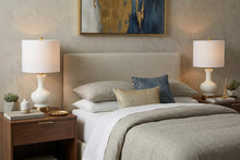 Load image into Gallery viewer, Set of Two 22" Gold Novelty Table Lamps With Globe Shades

