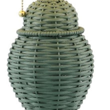 Load image into Gallery viewer, Set of Two 21" Green Urn Bedside Lamps With Empire Shades
