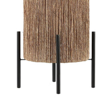 Load image into Gallery viewer, 17" Black Table Lamp With Cylinder Shade
