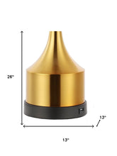 Load image into Gallery viewer, Set of Two 26" Black Table Lamps With Empire Shades
