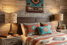 Load image into Gallery viewer, Set of Two 21" Dark Brown Gourd Bedside Lamps With Drum Shades
