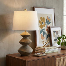 Load image into Gallery viewer, 25" Clear Novelty Table Lamp With Empire Shade
