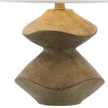 Load image into Gallery viewer, 22" Golden Brown Novelty Table Lamp With Empire Shade
