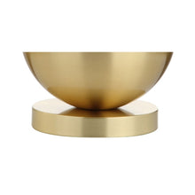 Load image into Gallery viewer, 24" Gold Globe Table Lamp With Drum Shade

