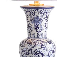 Load image into Gallery viewer, 29" Gold Novelty Table Lamp LED With Drum Shade
