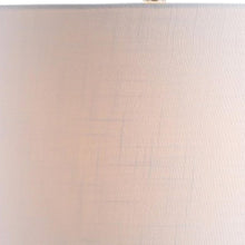 Load image into Gallery viewer, Set of Two 28" Silver Table Lamps With Drum Shades
