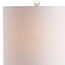 Load image into Gallery viewer, Set of Two 28" Silver Table Lamps With Drum Shades
