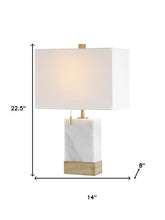 Load image into Gallery viewer, 23" Gold Table Lamp With Shade

