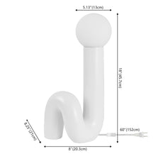 Load image into Gallery viewer, 18" White Novelty Globe Lamp

