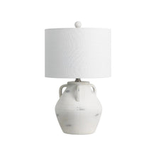 Load image into Gallery viewer, Set of Two 21" Clear Novelty Table Lamps With Drum Shades
