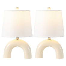 Load image into Gallery viewer, Set of Two 18" Clear Novelty Table Lamps With Empire Shades
