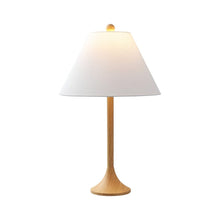 Load image into Gallery viewer, Set of Two 25" Brown Table Lamps With Empire Shades
