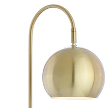 Load image into Gallery viewer, 24" White Novelty Table Lamp LED With Globe Shade

