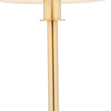 Load image into Gallery viewer, 26" Gold Novelty Table Lamp LED With Drum Shade
