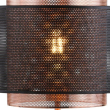 Load image into Gallery viewer, 20" Copper Table Lamp With Cylinder Shade
