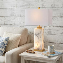 Load image into Gallery viewer, 28" Gold Novelty Table Lamp With Shade
