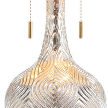 Load image into Gallery viewer, 31" Gold Novelty Table Lamp LED With Globe Shade
