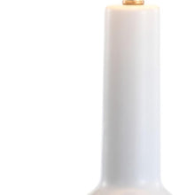 Load image into Gallery viewer, 29" White And Gold Urn Table Lamp With Empire Shade
