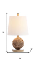 Load image into Gallery viewer, 18" Clear Novelty Table Lamp LED With Globe Shade
