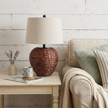 Load image into Gallery viewer, 25" Clear Urn Table Lamp With Globe Shade
