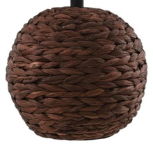 Load image into Gallery viewer, 22" Clear Round Table Lamp With Drum Shade
