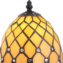 Load image into Gallery viewer, 13" Bronze Novelty Tiffany Lamp With Bell Shade
