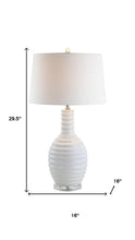 Load image into Gallery viewer, 30" Clear Novelty Table Lamp LED With Globe Shade
