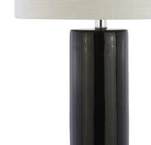 Load image into Gallery viewer, 32" Silver Table Lamp With Drum Shade
