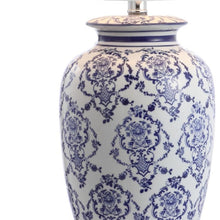 Load image into Gallery viewer, 26" White Novelty Table Lamp With Globe Shade
